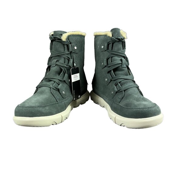 Sorel Explorer Next Joan Waterproof Grill Fawn Suede Boots Women's Size 9.5 - Picture 7 of 9